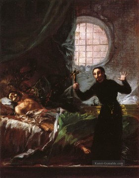 Francisco Goya Werke - St Francis Borgia Helping eine sterbende Unbußfertigen Francisco de Goya